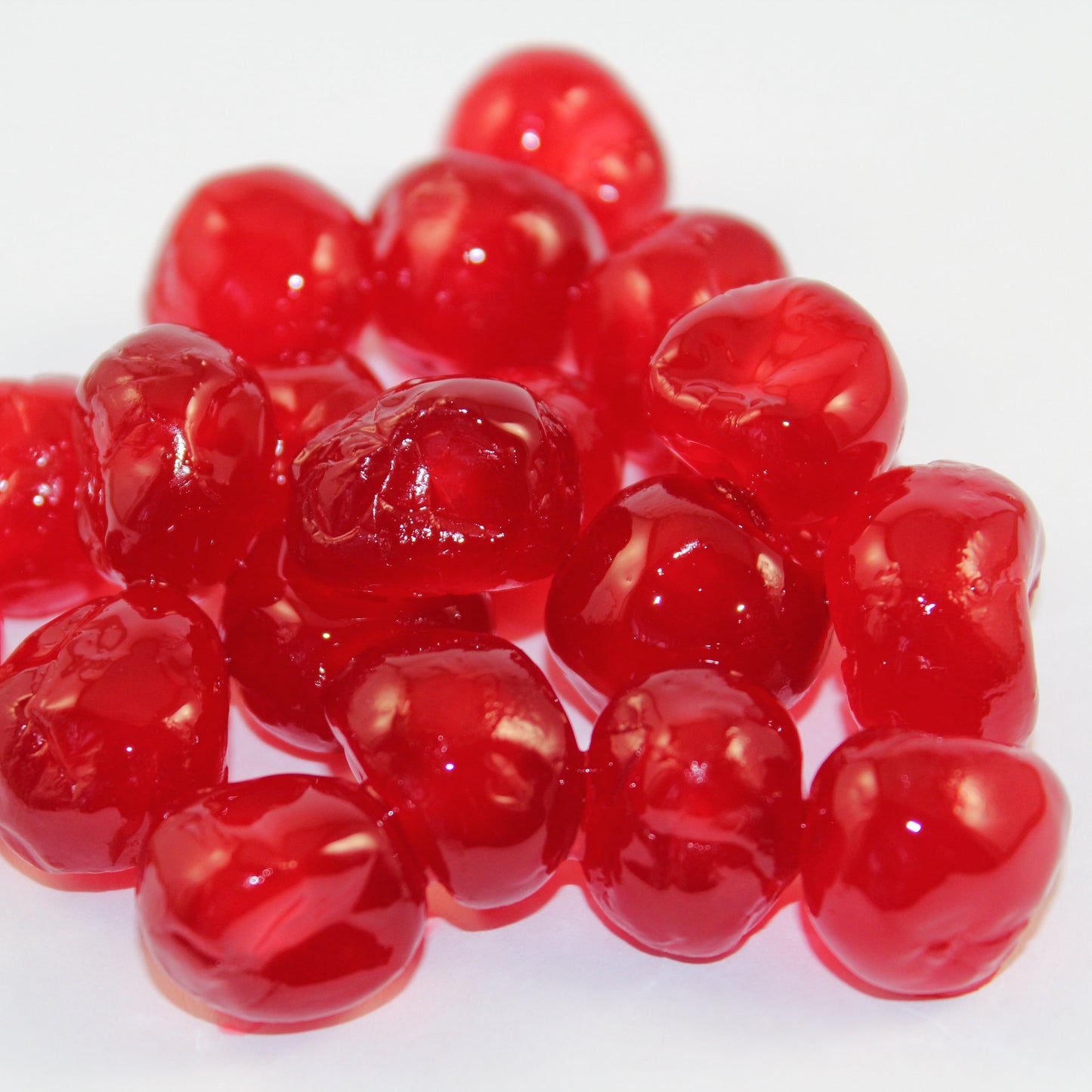 Whole red gace cherries